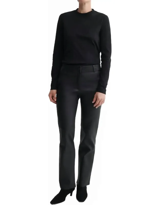 Stretch Leather Trousers
