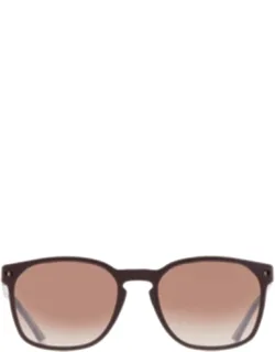 Brown Gradient Square Sunglasses