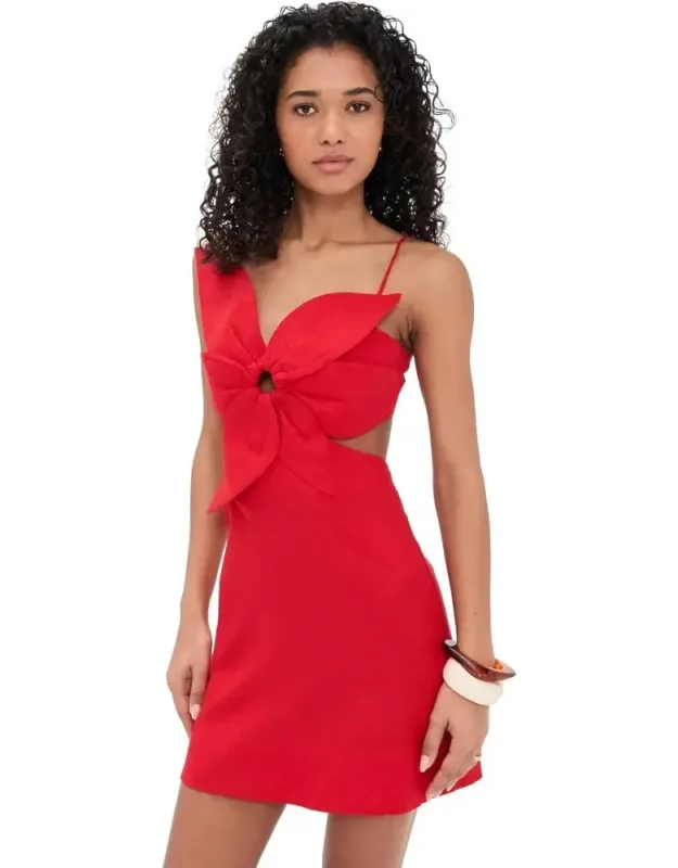 Flower Mini Dress