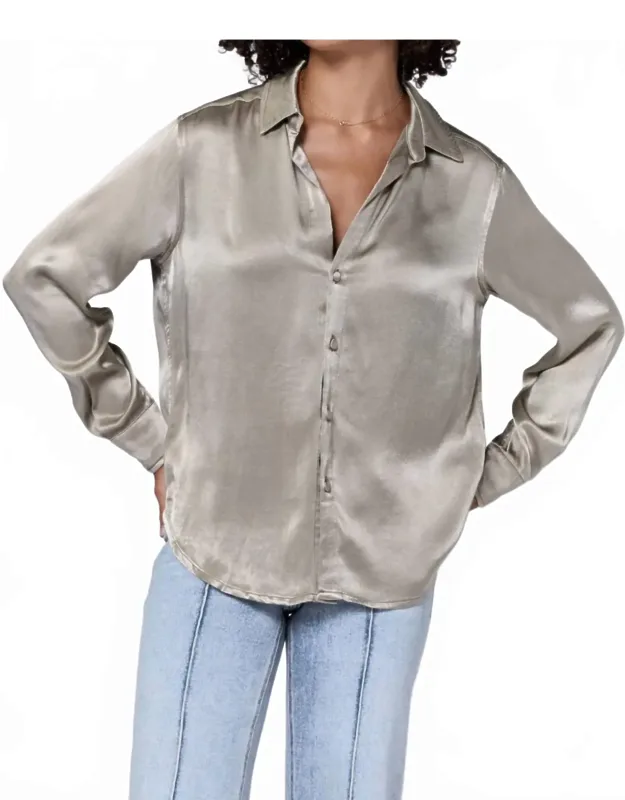 Galina Satin Shirt