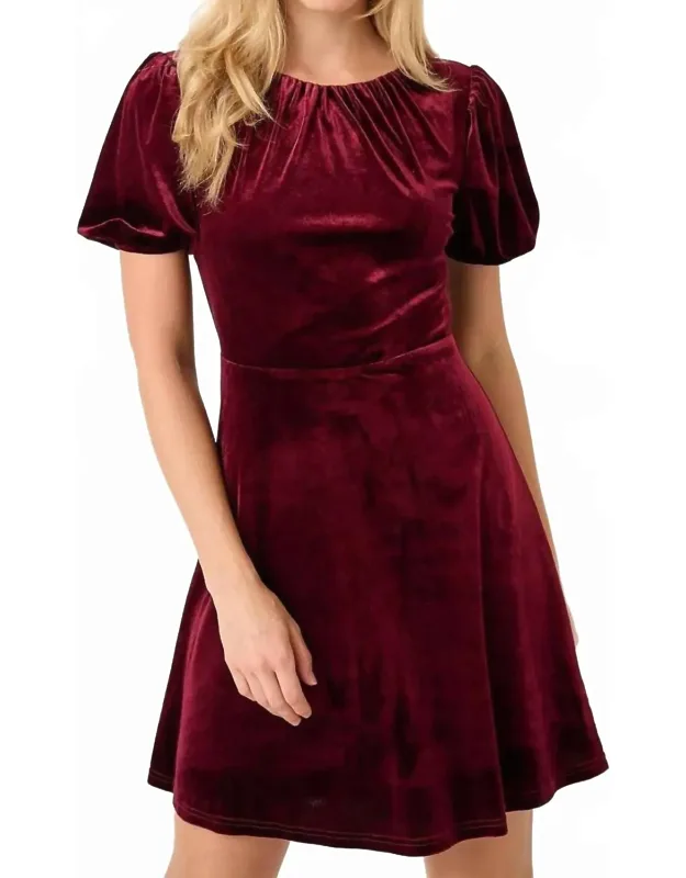 Velvet Mini Dress