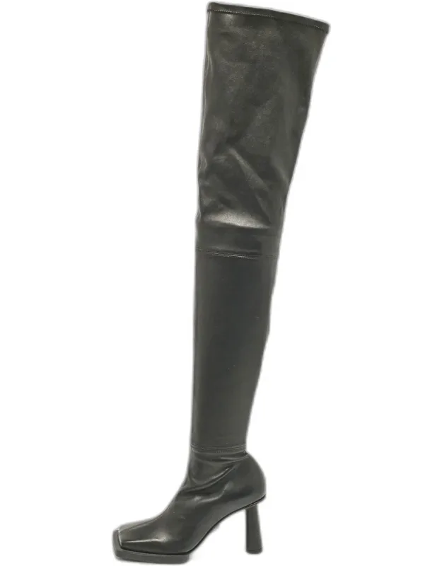 Leather Over The Knee Boots