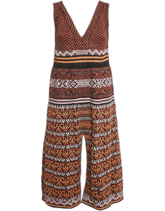 Metallic Lurex Knit Sleeveless Dress