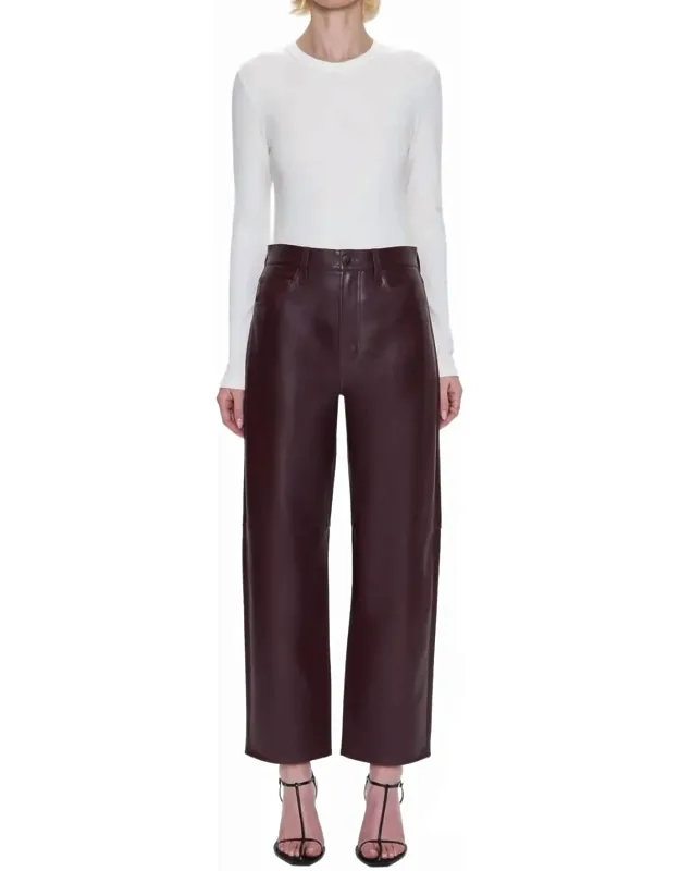 Jett High Rise Bowed Straight Pants