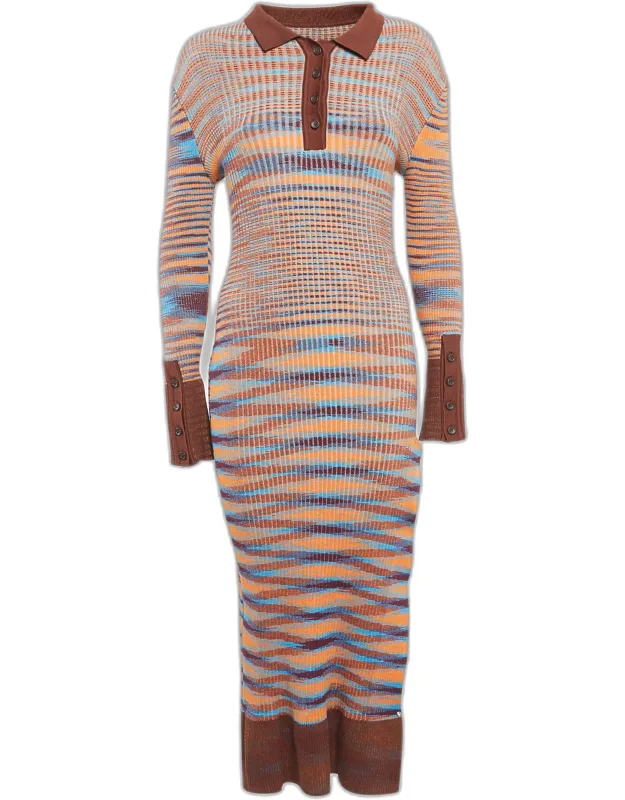 Rib Knit Midi Dress