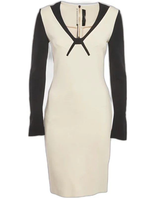 Stretch Crepe Knee-length Dress