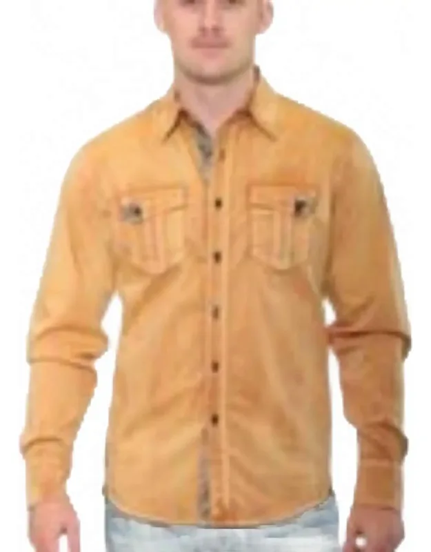 Long Sleeve Button Up Western Shirt