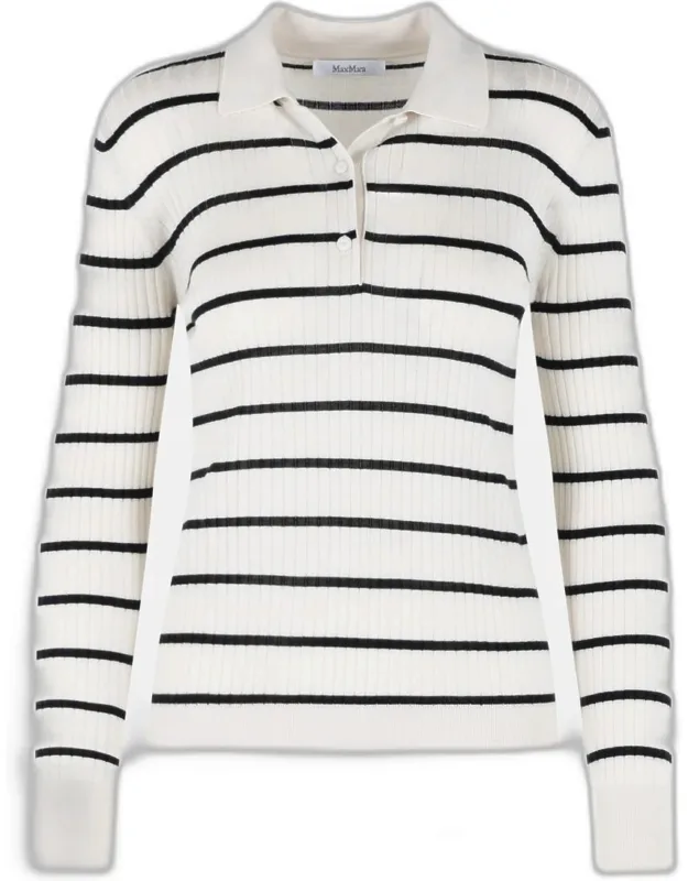 Cashmere And Cream Silk Sweater