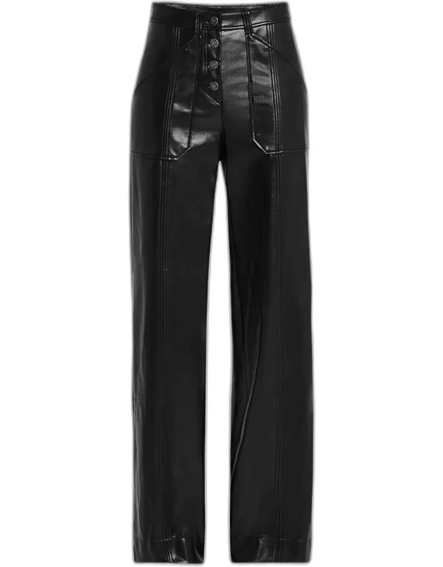 Vegan Leather Pants