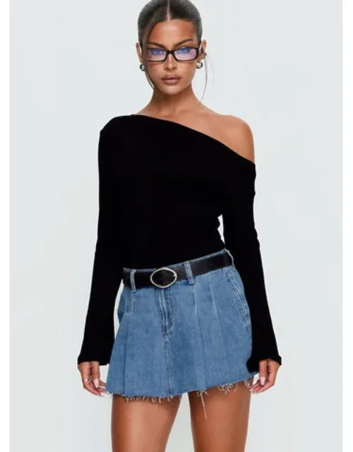 Pleated Mini Skirt