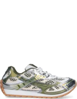 'orbit' Sneakers With Round Toe And Lace-up Closure