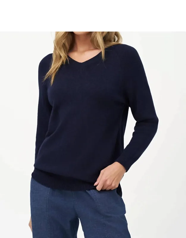 V-neck Knit Sweater