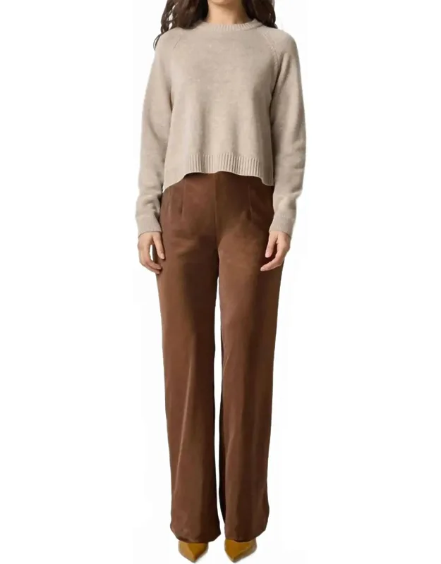 Pleat Back Raglan Sweater