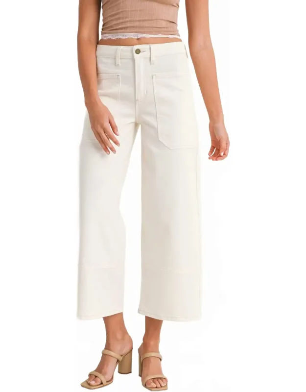 High Rise Cropped Jeans