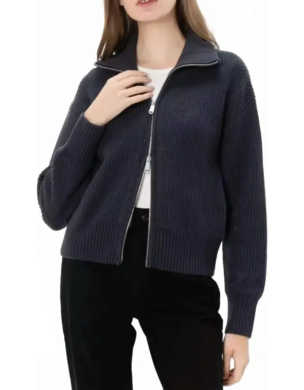 Two Way Zip Sweater