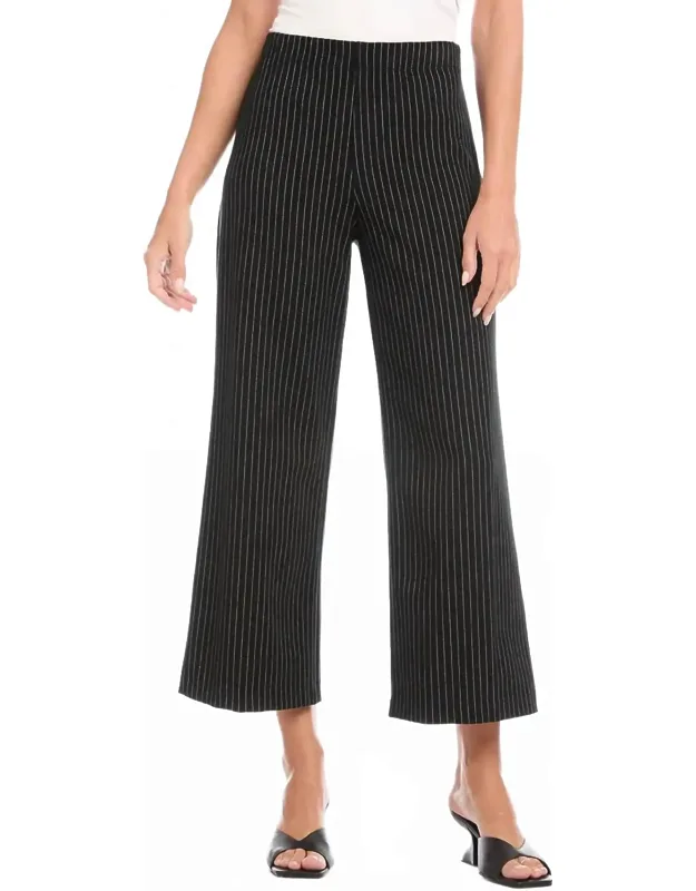 Philine Pinstripe Cropped Pants