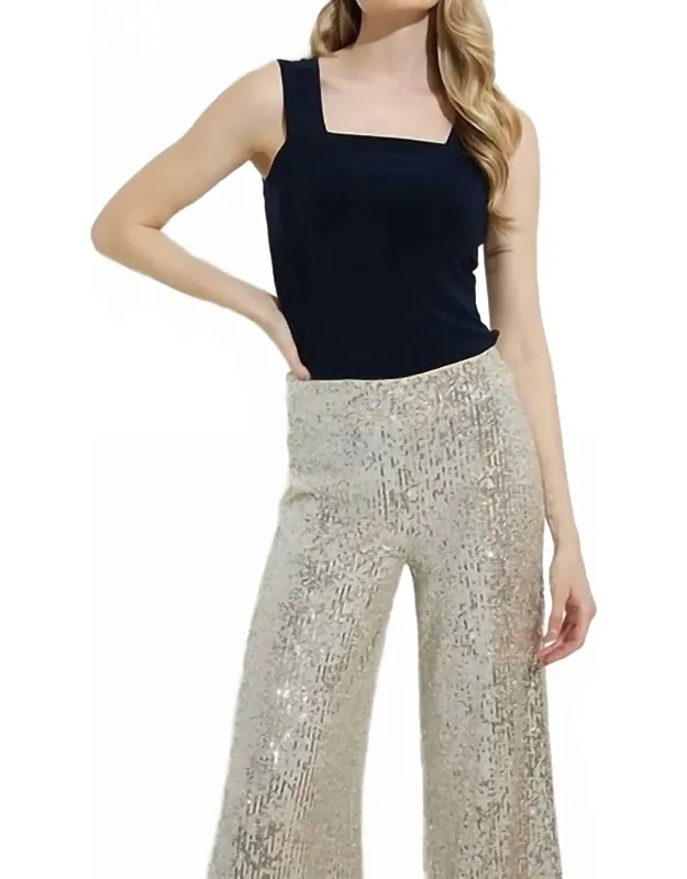 Sequin Detail Pants
