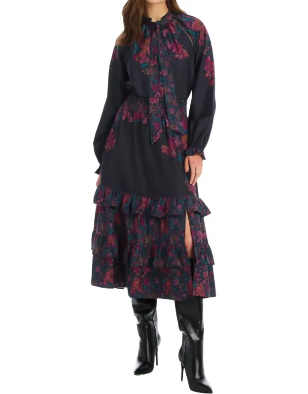 Painterly Floral Skirt