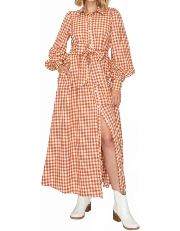 Gingham Daydream Maxi Dress