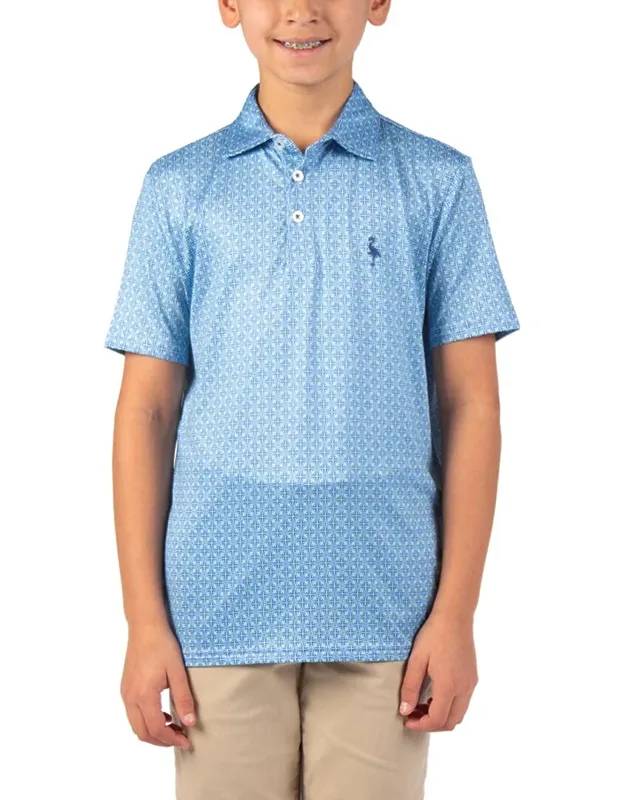 Abstract Geo Performance Polo Shirt
