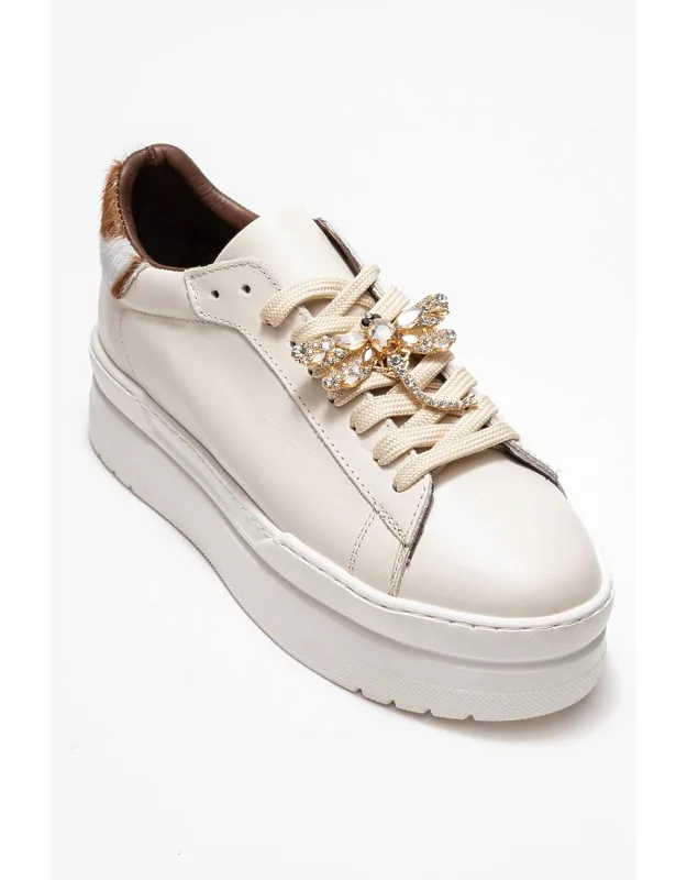 Laren Leather Buckle Sneakers
