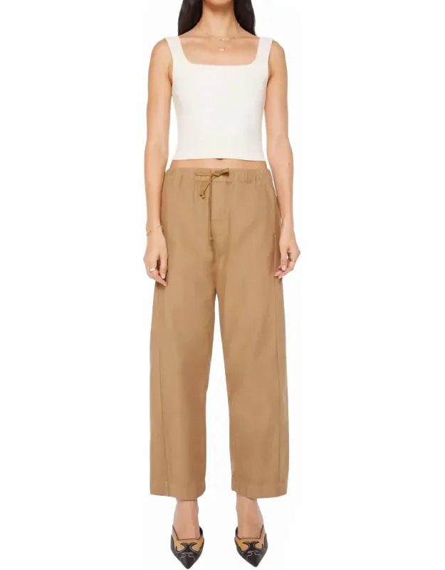 Drawn Half-pipe Ankle Pants