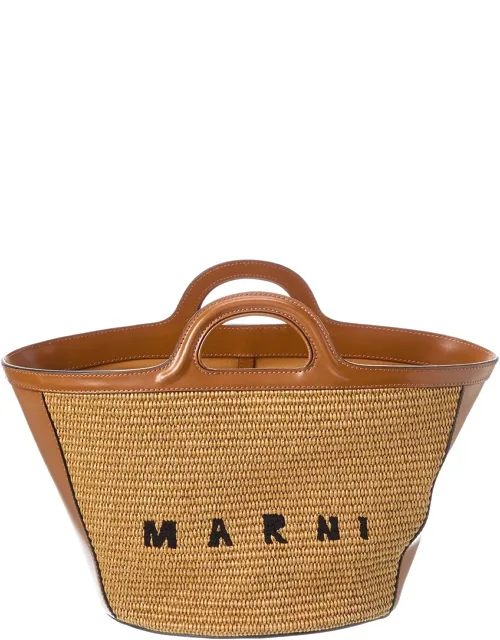 Tropicalia Small Leather Tote