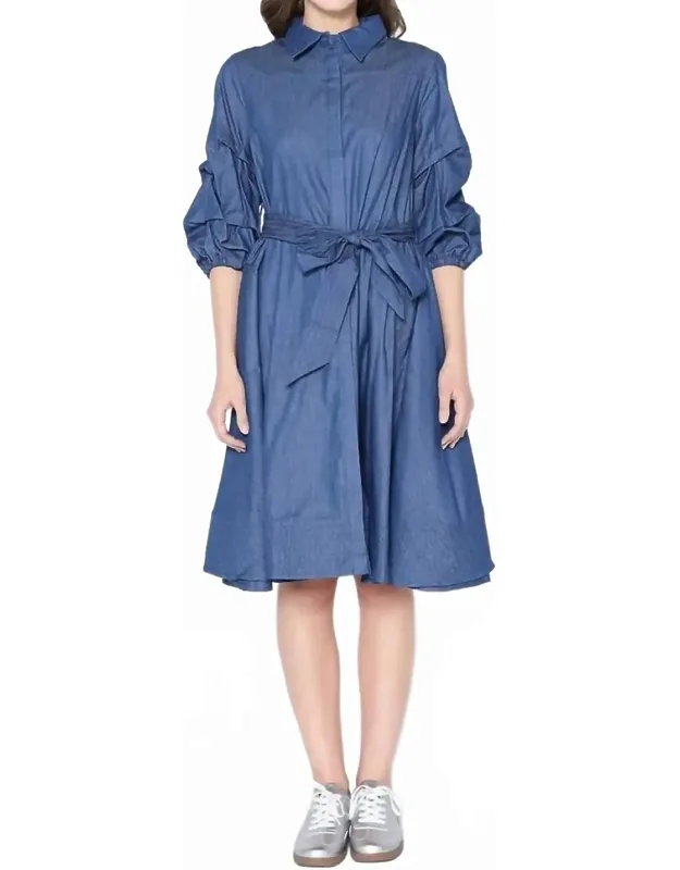 Cotton Denim Dress