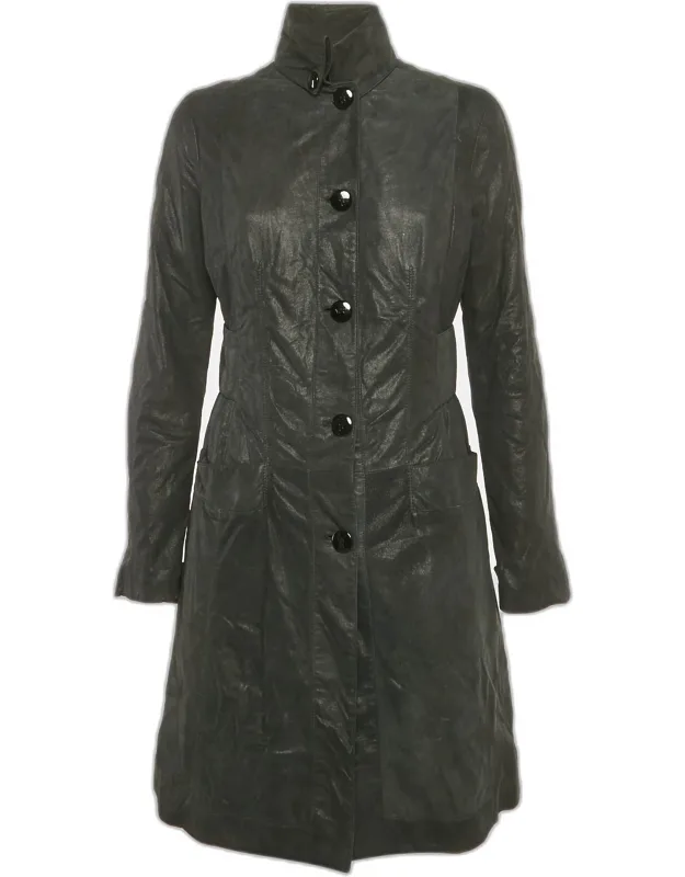 Leather Trench Coat