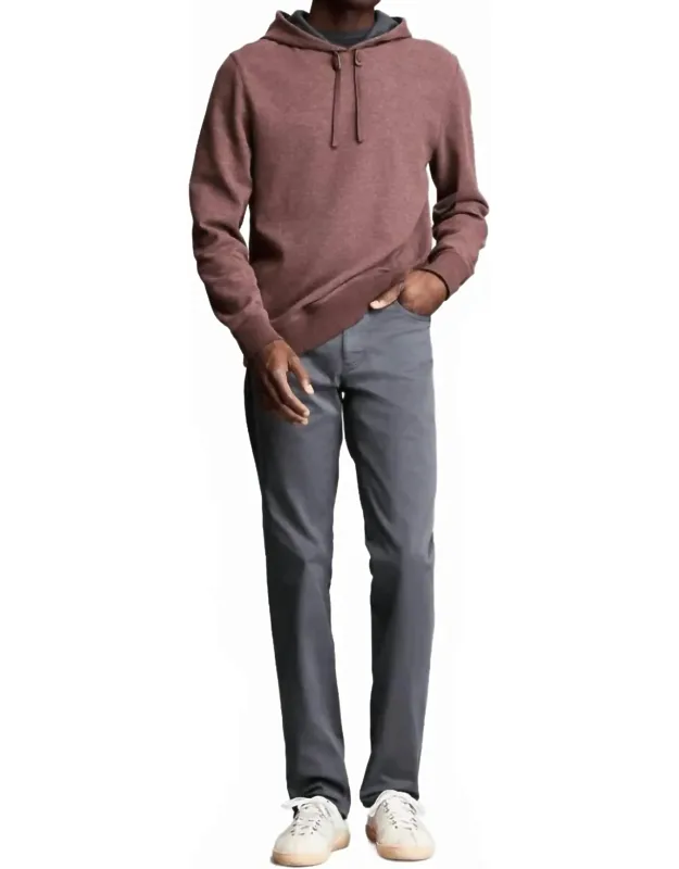 Rib Hoodie Pullover