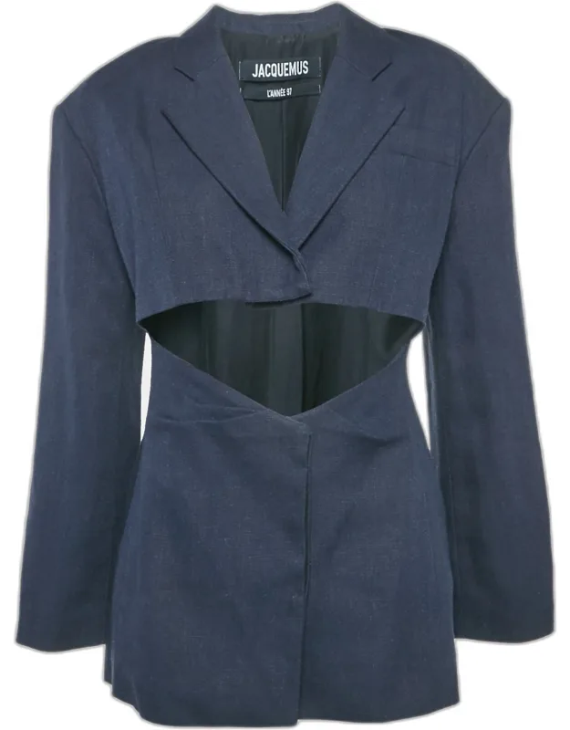Linen Blend Cut-out La Veste Arles Dress