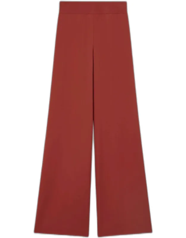 Crepe De Soie Silk Trousers
