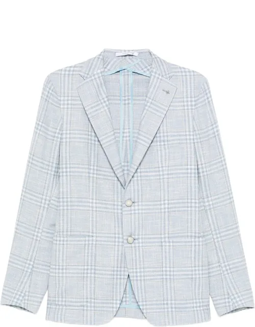 Check Two-button Blazer