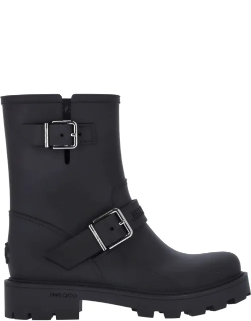 Biker Rain Ankle Boots