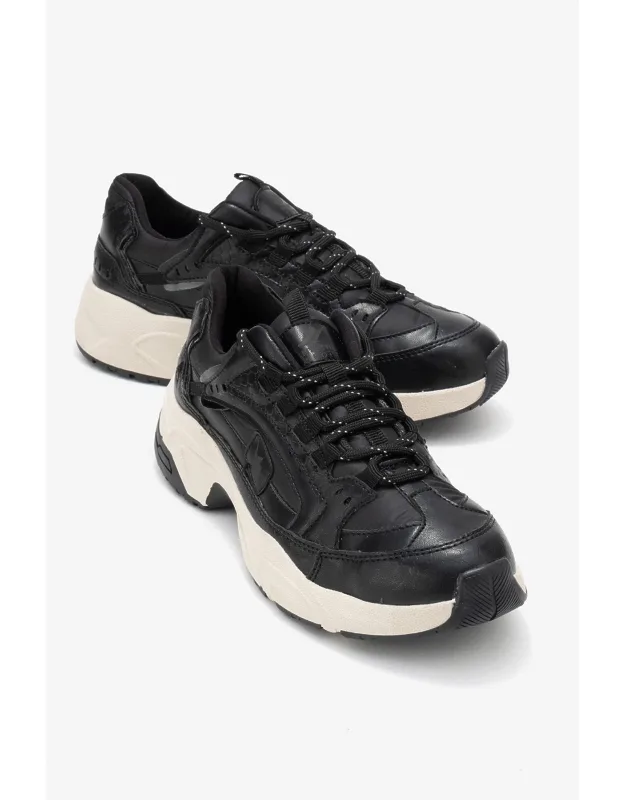 Bambi Printed Mesh Sneakers