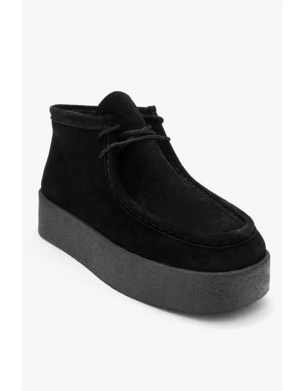 Melia Leather Platform Boots