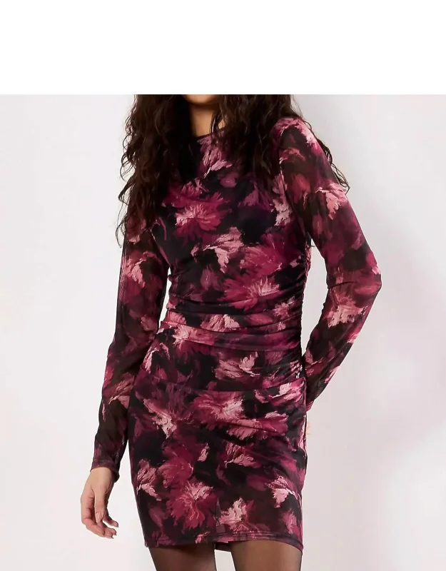 Floral Mesh Dress