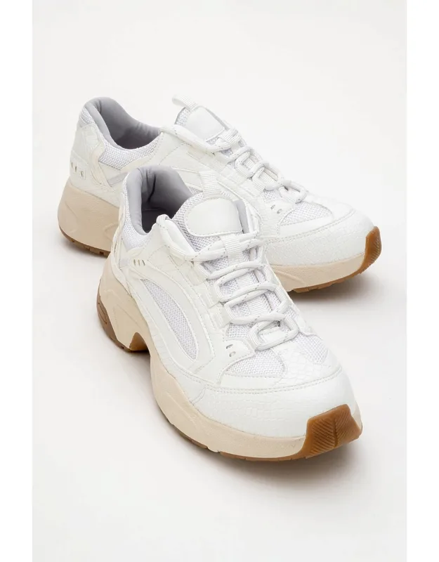 Bambi Printed Mesh Sneakers