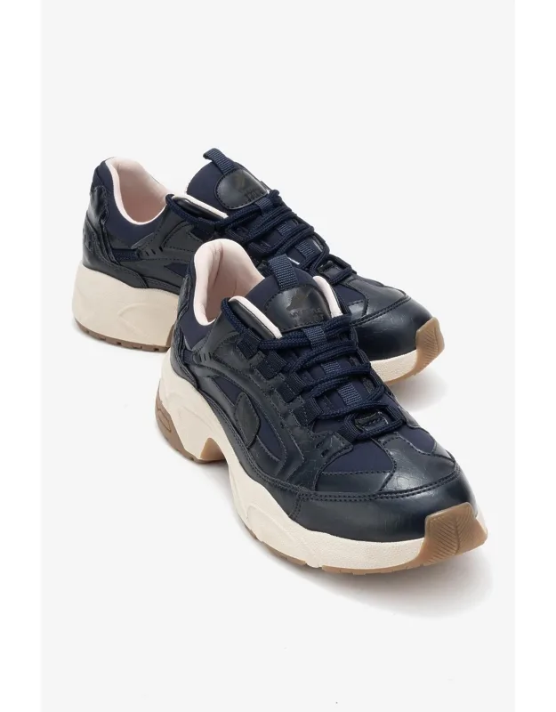 Printed Mesh Sneakers