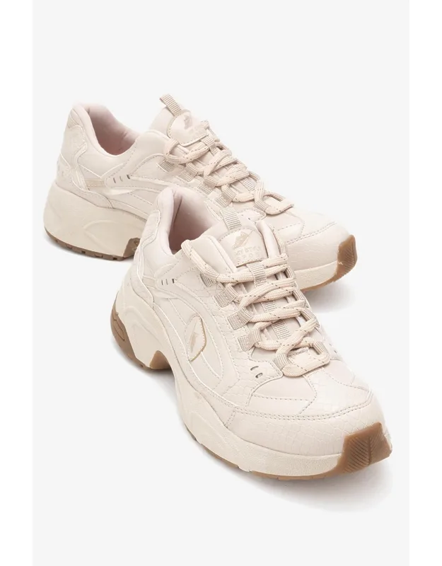 Printed Mesh Sneakers
