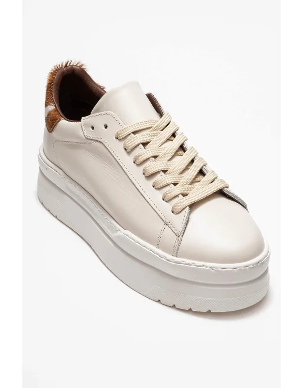 Anabel Leather Platform Sneakers