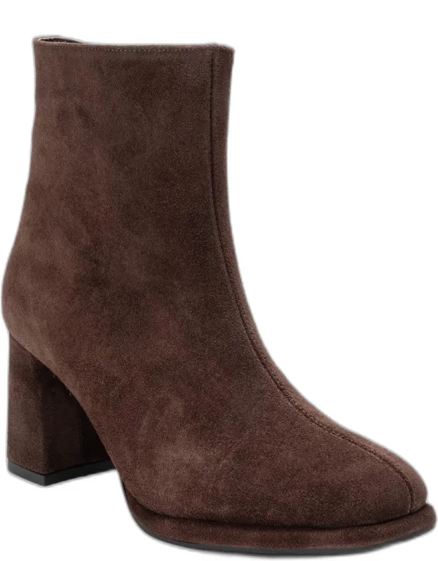 Napoli Leather Block Heel Boots