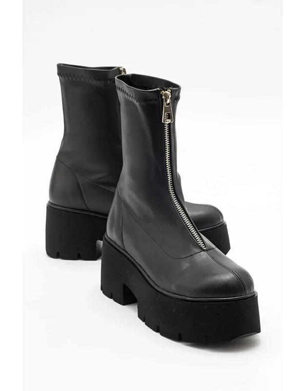 Ovil Platform Zip Boots
