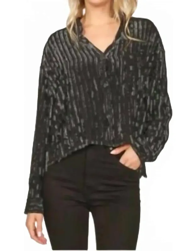 Texture Cord Shirting Sweater
