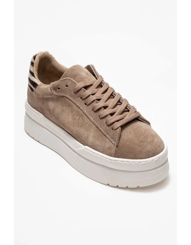 Anabel Leather Platform Sneakers