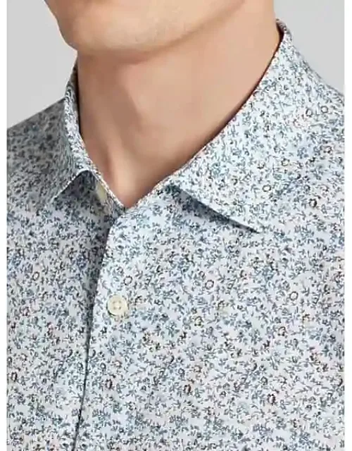 Big & Tall Chillflex Slim Fit 4-way Stretch Button Up Shirt