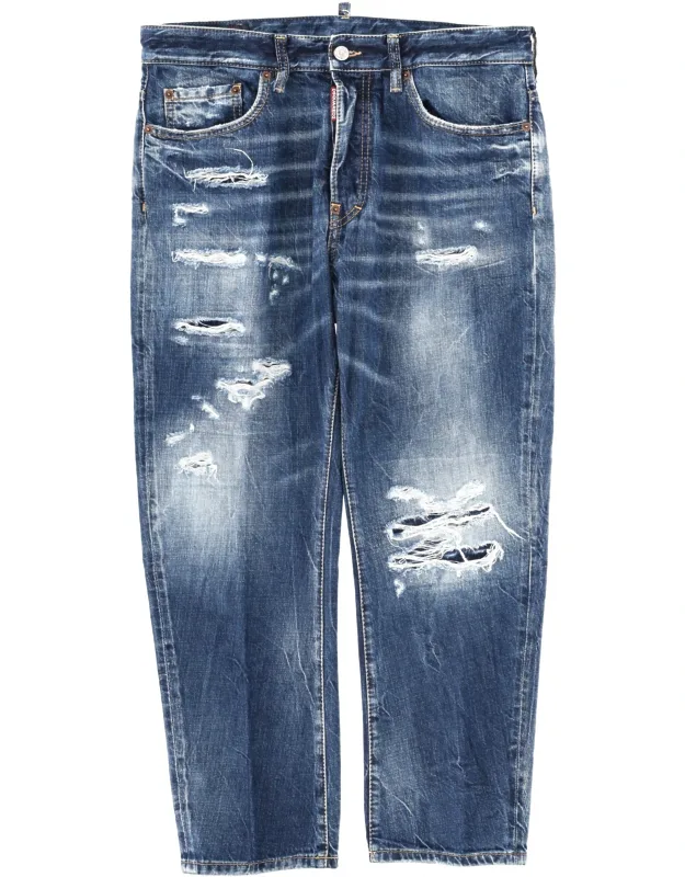 Jeans With Destroyed Details