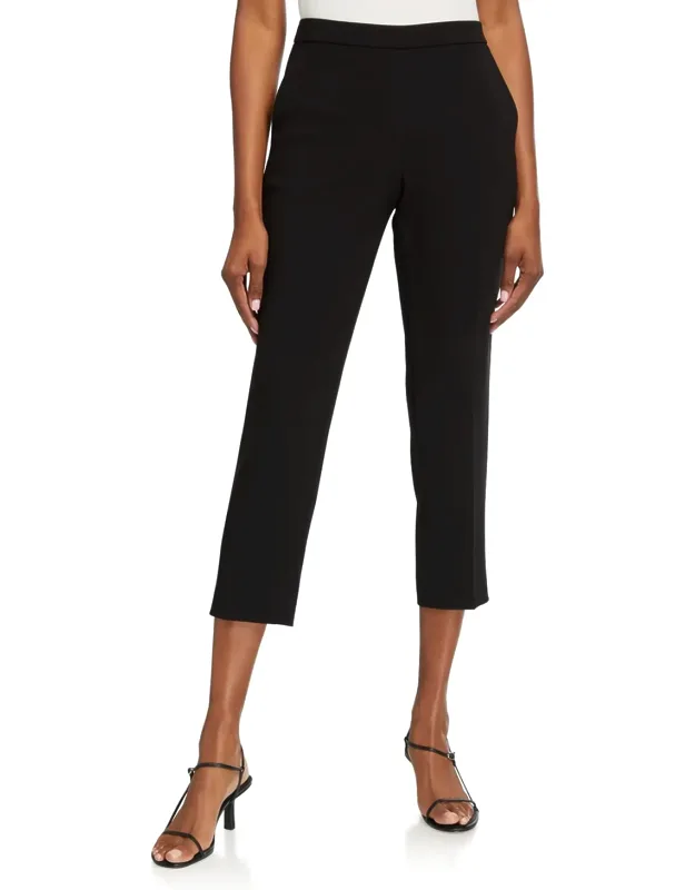 Cropped Pull-on Pants