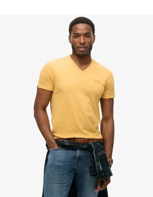 Organic Cotton Essential Logo V Neck T-shirt