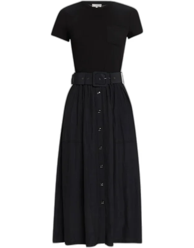 Belted Midi Dress